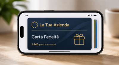 Nuovo servizio Lightage: carte fedeltà digitali personalizzate